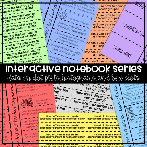 Displaying Numerical Data Interactive Notebook Activities (6SP4) - Image 4