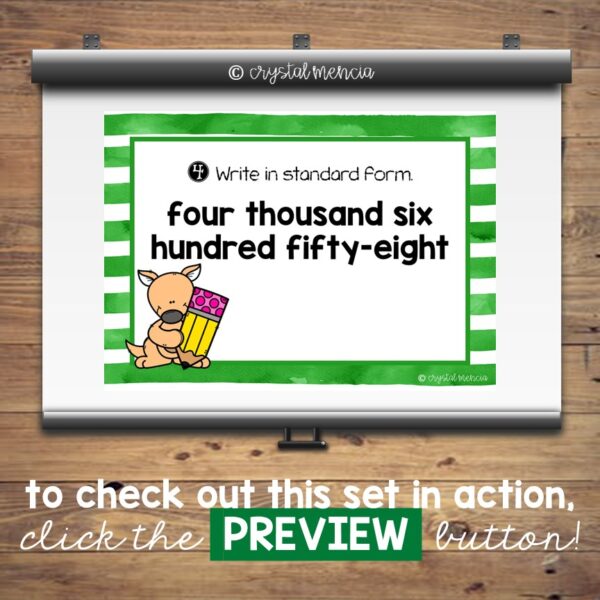 Read and Write Multidigit Numbers Boom Cards™ (4NBT2) - Image 4