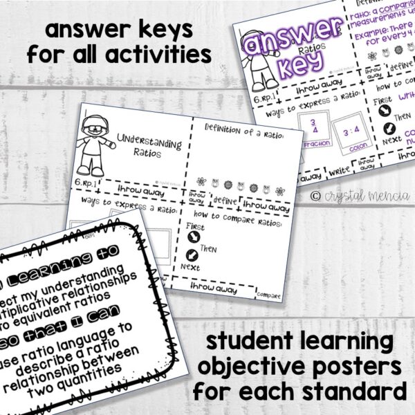 Introduction to Understanding Ratios Interactive Notebook Activities (6RP1) - Image 3
