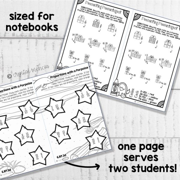 Real-World Ratios Interactive Notebook Activities (6RP3) - Image 2
