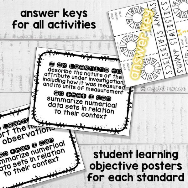 Analyzing and Summarizing Numerical Data Interactive Notebook (6SP5) - Image 3