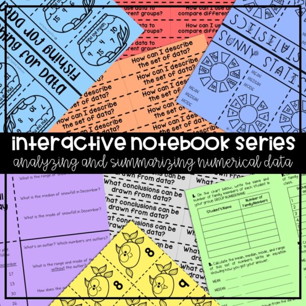 Analyzing and Summarizing Numerical Data Interactive Notebook (6SP5) - Image 4