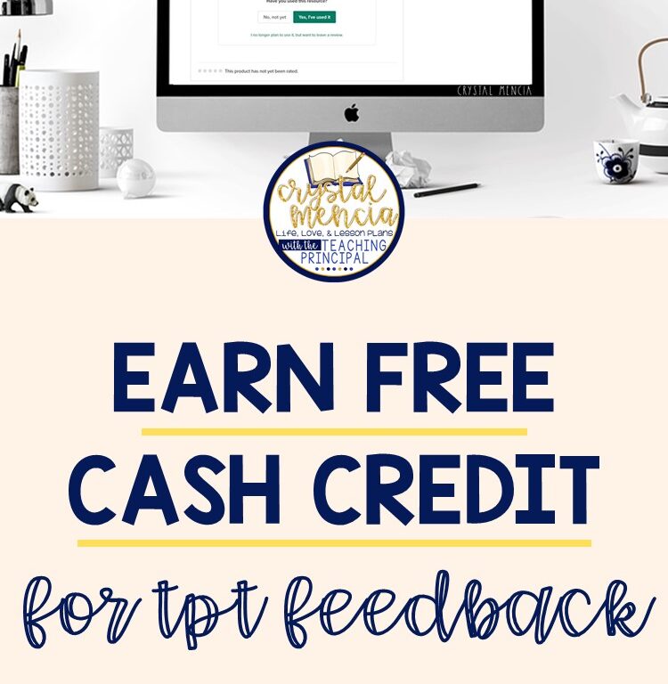 Leave TpT Feedback for Cash Credit