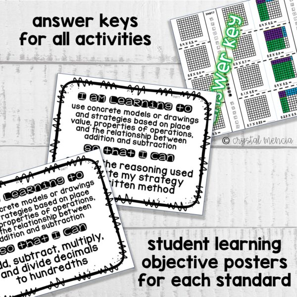 decimal operations interactive notebook