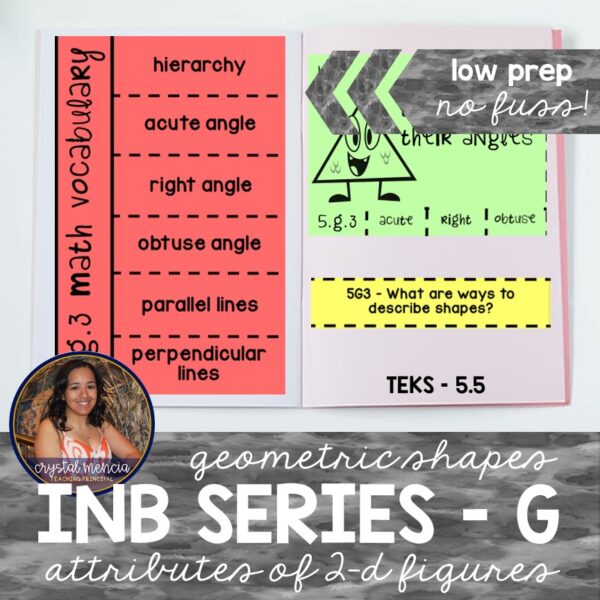 5G3 Hierarchy of 2D Shapes Interactive Notebook