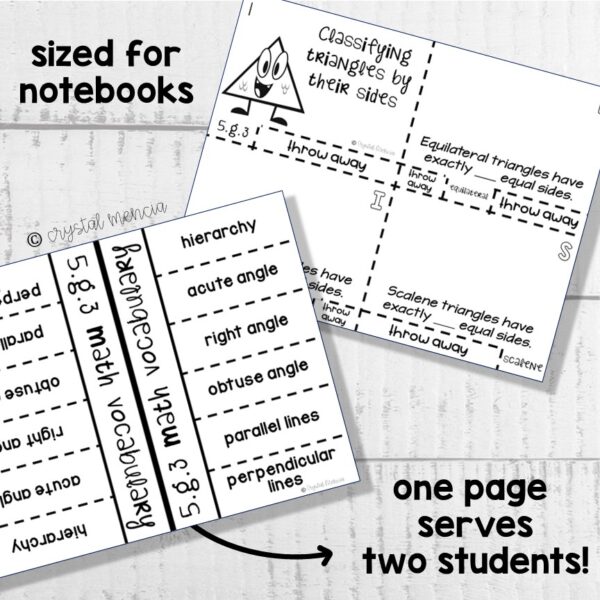 5G3 Hierarchy of 2D Shapes Interactive Notebook