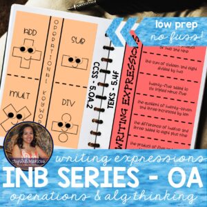5OA2 Writing Expressions (Interactive Notebook Series)