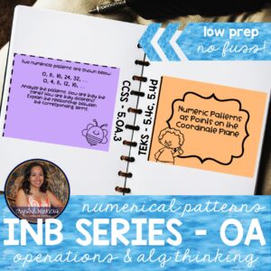 5OA3 Numerical Patterns (Interactive Notebook Series)
