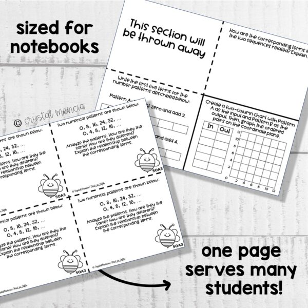 5OA3 Numerical Patterns (Interactive Notebook Series)