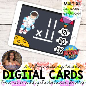 Basic Multiplication Fast Facts x11 Boom Cards™