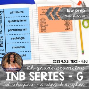4G2 Classifying 2D Shapes Interactive Notebook Series