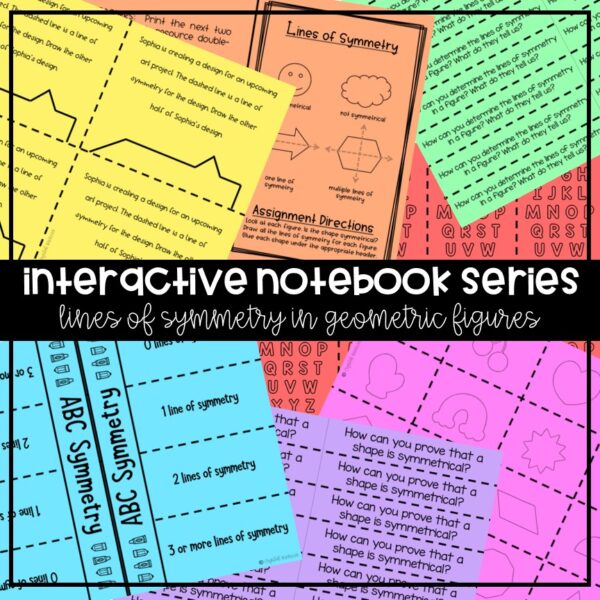 Lines of Symmetry and 2D Shapes Interactive Notebook Series (4G3) - Image 4