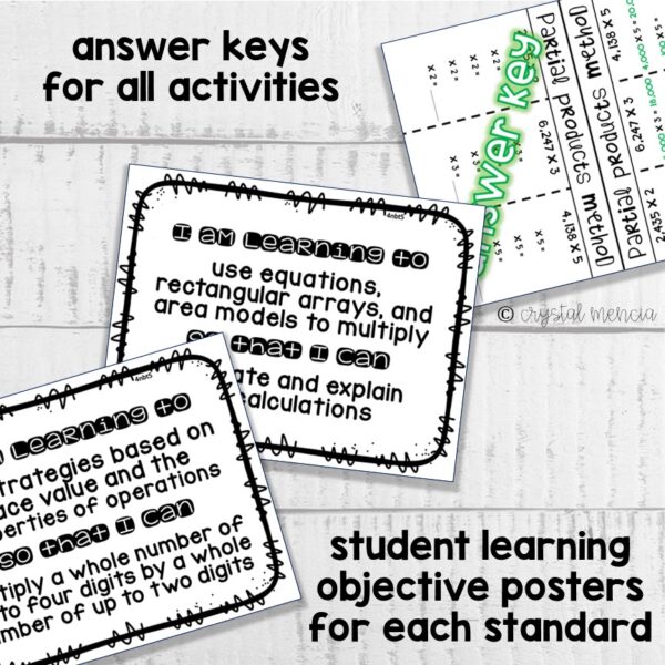4NBT5 Multidigit Multiplication Interactive Notebook Series - Image 3