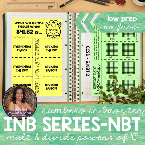 Powers of Ten Interactive Notebook Series (5NBT2)
