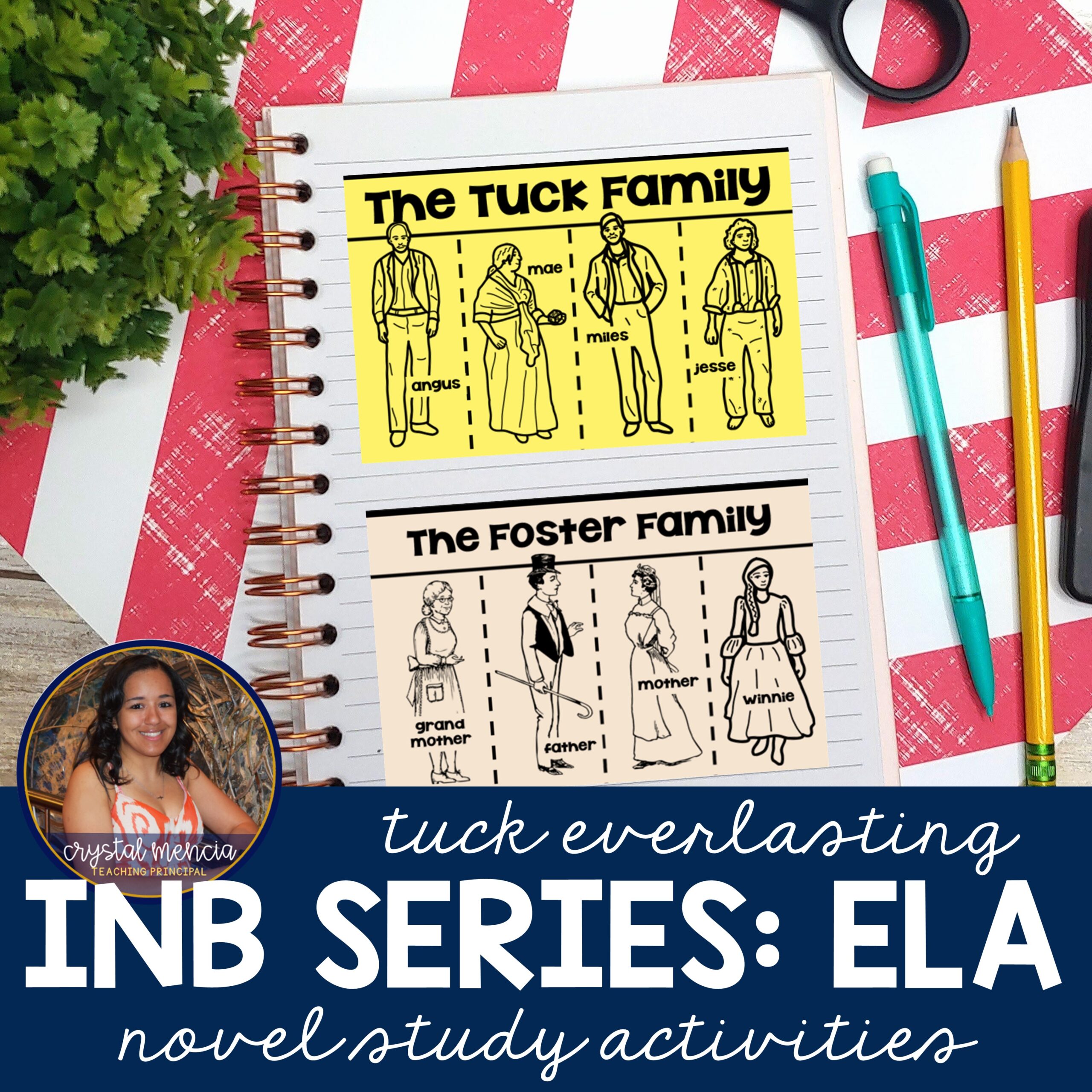 Tuck Everlasting Novel Study Interactive Notebook Series