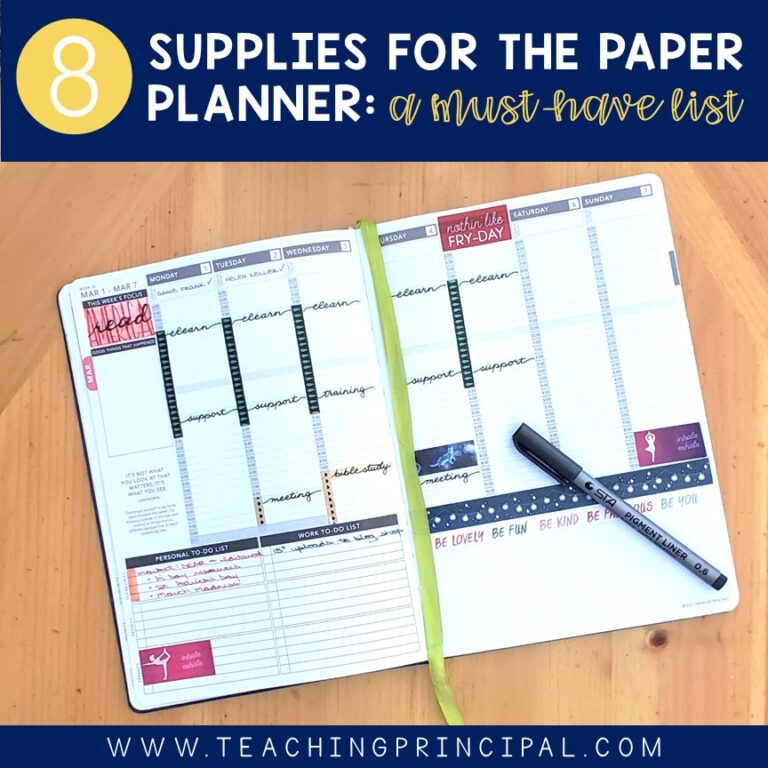 Paper Planner Accessories
