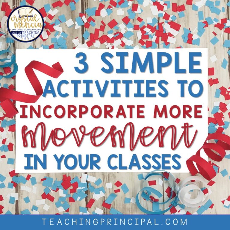 movement in the classroom