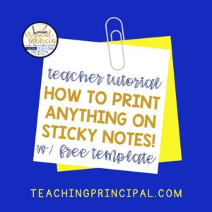 Sticky Note Tutorial